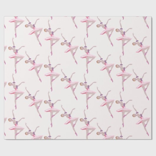 Nutcracker Zucker-Pflaumenmuster Geschenkpapier (Flach)