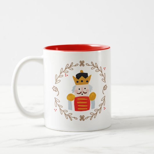 Nutcracker Zweifarbige Tasse (Links)