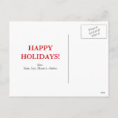 Nutcrackerkarte Feiertagspostkarte (Rückseite)