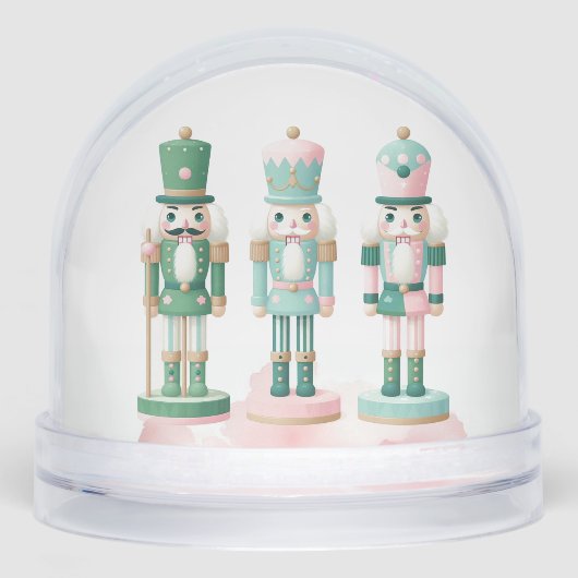 Nutcrackers Ballet Inspired Schneekugeln (Vorderseite)