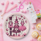 Nutcrackers Christmas Plate Pappteller (Party)
