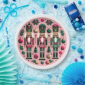Nutcrackers Christmas Plate Pappteller (Party)