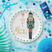 Nutcrackers Christmas Plate Pappteller (Party)
