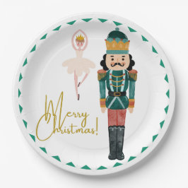 Nutcrackers Christmas Plate Pappteller