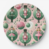 Nutcrackers Christmas Plate Pappteller (Vorderseite)