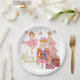 Nutcrackers Christmas Plate Pappteller