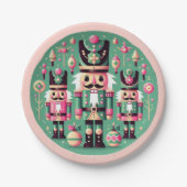 Nutcrackers Christmas Plate Pappteller (Vorderseite)