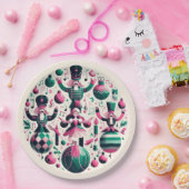 Nutcrackers Christmas Plate Pappteller (Party)