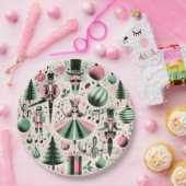 Nutcrackers Christmas Plate Pappteller (Party)