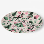 Nutcrackers Christmas Plate Pappteller (Schrägansicht)