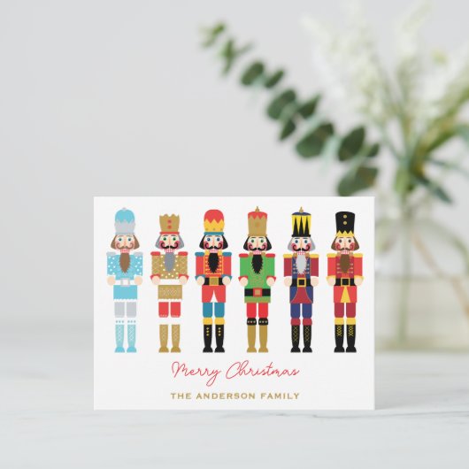 NUTCRACKERS CHRISTMAS POSTKARTE (Stehend Vorderseite)