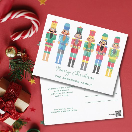 NUTCRACKERS CHRISTMAS POSTKARTE