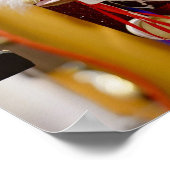 Nutcrackers farbige Weihnachten bereit zum Rahmen Poster (Ecke)