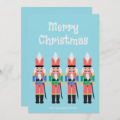 Nutcrackers Feiertagskarte (Vorne/Hinten)