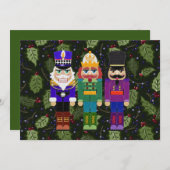 Nutcrackers Felt Style Frohe Weihnachten (Vorne/Hinten)