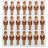 Nutcrackers Fun Weihnachtsdusche Vorhang (Vorderseite)