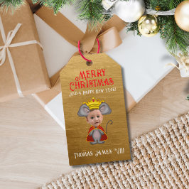 Nutcracker's Funny Mouse King Frohe Weihnachten Geschenkanhänger