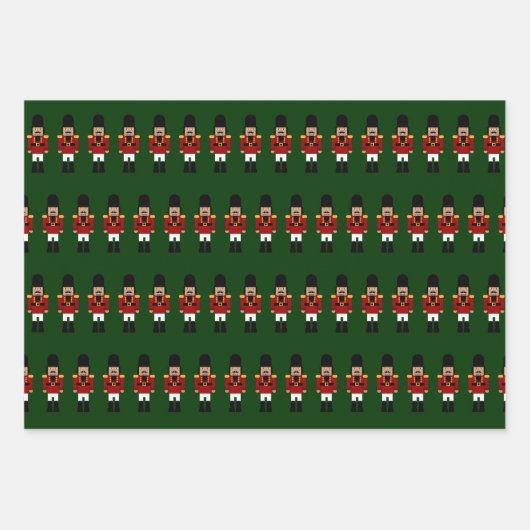 Nutcrackers - geschenkpapier set (Vorderseite 3)