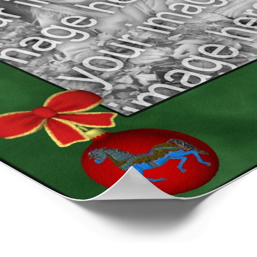 Nutcrackers Holiday Frame erstellen Sie Ihr eigene Poster (Ecke)