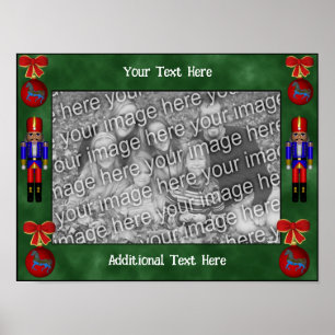 Nutcrackers Holiday Frame erstellen Sie Ihr eigene Poster