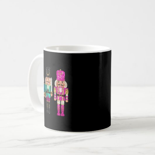 Nutcrackers Merry Christmas Funny Xmas Men Women Kaffeetasse (Vorderseite Links)