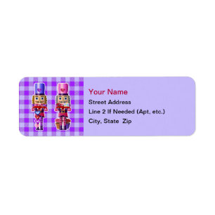Nutcrackers mit / Red Truck Valentine Address Labe