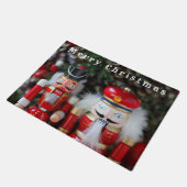 Nutcrackers mit Urlaubshintergrund Fußmatte (Schrägansicht)