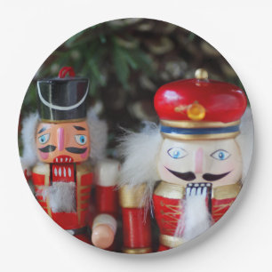 Nutcrackers mit Urlaubshintergrund Pappteller