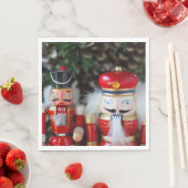 Nutcrackers mit Urlaubshintergrund Serviette (Beispiel)