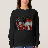 Nutcrackers mit Urlaubshintergrund Sweatshirt (Vorderseite)