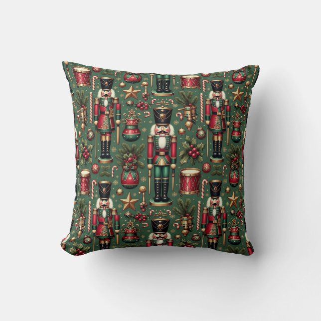 Nutcrackers Pattern Kissen (Vorderseite)