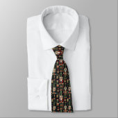 Nutcrackers Pattern Neck Tie Krawatte (Gebunden)