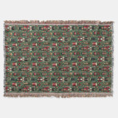 Nutcrackers Pattern Throw Blanket Decke (Vorderseite)