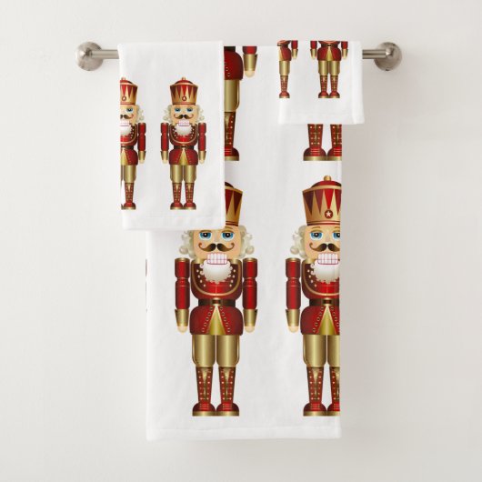 Nutcrackers Spaß Weihnachten Urlaub Bath Handtuch Badhandtuch Set (Insitu)