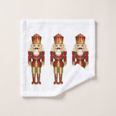 Nutcrackers Spaß Weihnachten Urlaub Bath Handtuch Badhandtuch Set (Waschlappen)