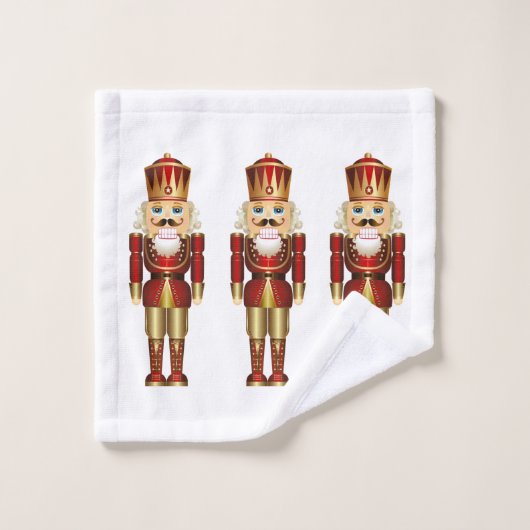 Nutcrackers Spaß Weihnachten Urlaub Bath Handtuch Badhandtuch Set (Waschlappen)