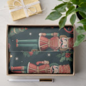 Nutcrackers Weihnachtsbaumen und Sterne Weihnachte Seidenpapier (Geschenk)