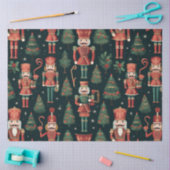 Nutcrackers Weihnachtsbaumen und Sterne Weihnachte Seidenpapier (Basteln)