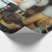 Nutcrackers Weihnachtsfeiertage Weihnachtsdesign Geschenkpapier (Ecke)