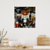Nutcrackers Weihnachtsfeiertage Weihnachtsdesign Poster (Küche)