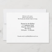 Nutcrackgruppe auf rotem Lecker Einladung (Rückseite)