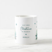 Nutcraker Mint Ballerina Personalisiert Weihnachte Kaffeetasse (Mittel)