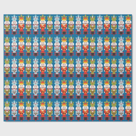 Nutcrakers ~ Roll Gift Wrapping Paper FARBWECHSEL Geschenkpapier (Flach)