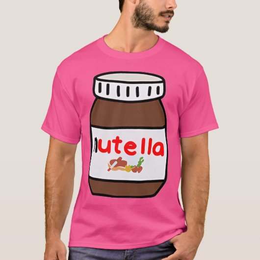 Nutella-Cartoon T-Shirt (Vorderseite)