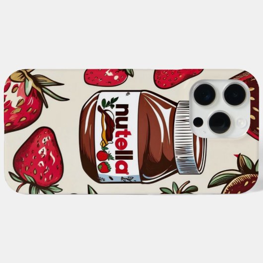 Nutella Case-Mate iPhone Hülle (Rückseite (Horizontal))