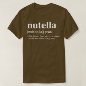 Nutella Definition Design Spread Love, Spread Nut T-Shirt (Design vorne)