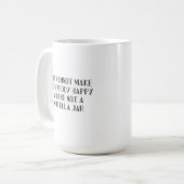 Nutella Glas Kaffeetasse (Vorderseite Links)