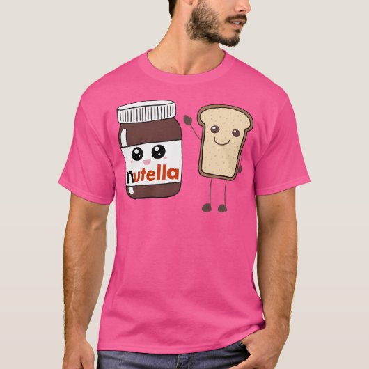 Nutella und Brot T-Shirt (Vorderseite)