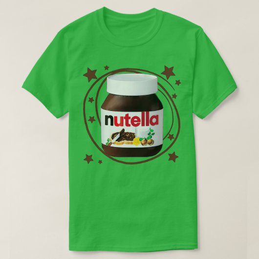 Nutella Wirbel VNeck T-Shirt (Design vorne)