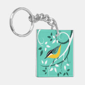 Nuthatch Art Schlüsselanhänger (Vorderseite links)